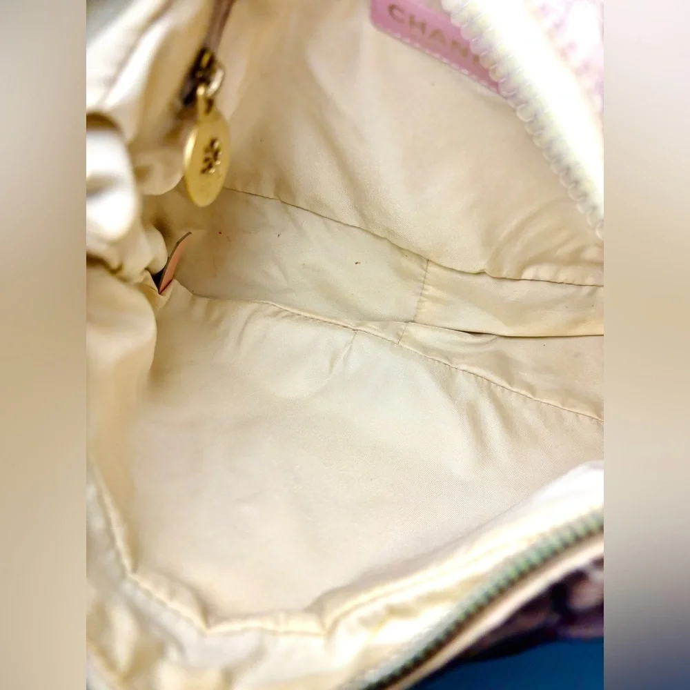 Authentic Chanel New Travel Line Pink Hobo Bag
